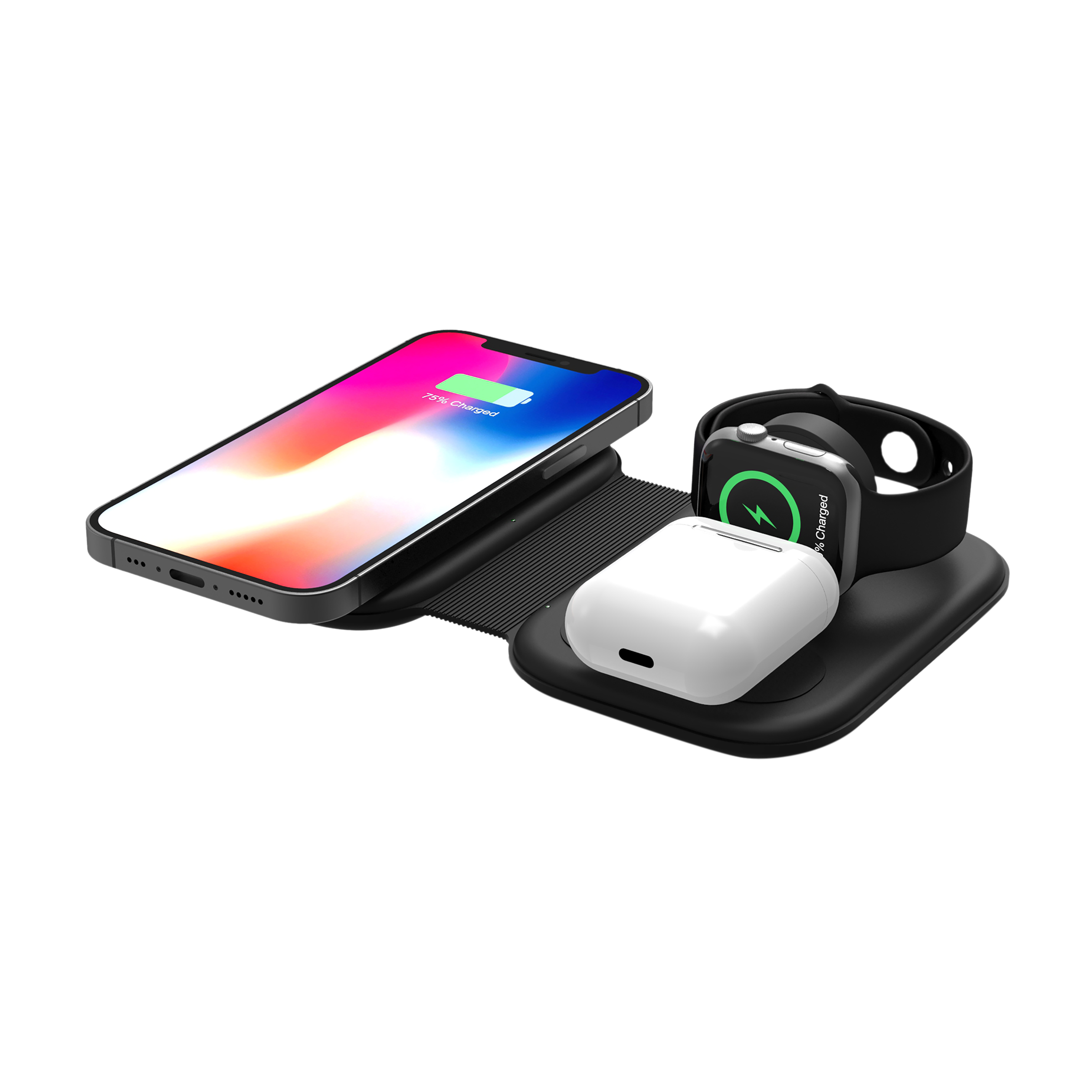 Buy Croma 15W 3 in 1 Wireless Charger For IPhone 14 14 Pro 15 15 Pro 